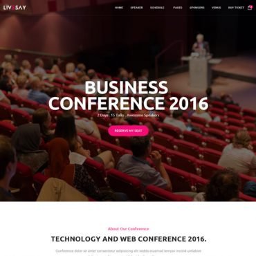 Livesay – Event & Conference Theme