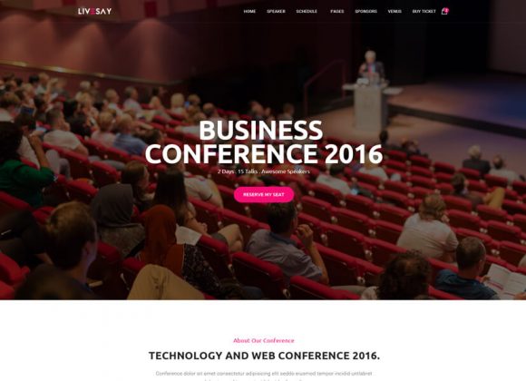 Livesay – Event & Conference Theme